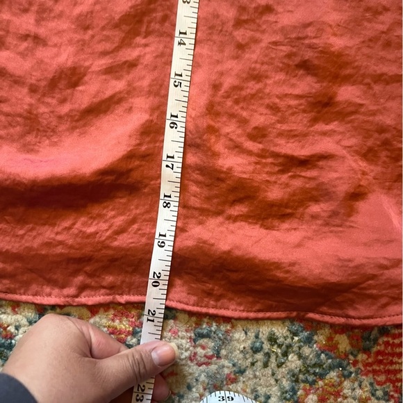 Nine West solid tank top women’s size S brick color - Picture 4 of 5